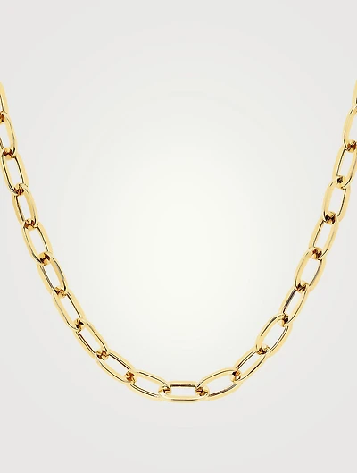 14K Gold Jumbo Link Necklace