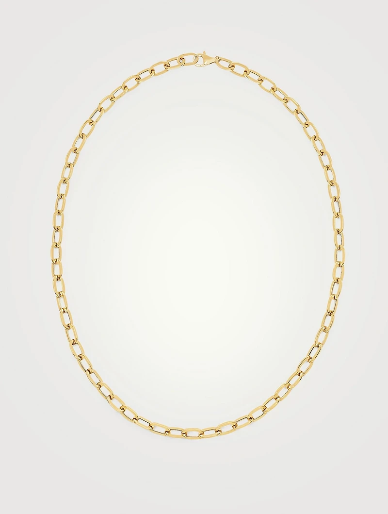 14K Gold Jumbo Link Necklace