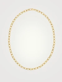 14K Gold Jumbo Link Necklace