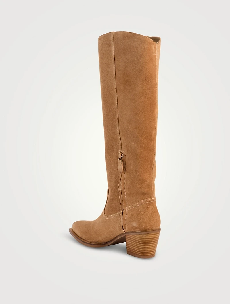 Tate Suede Western Boots