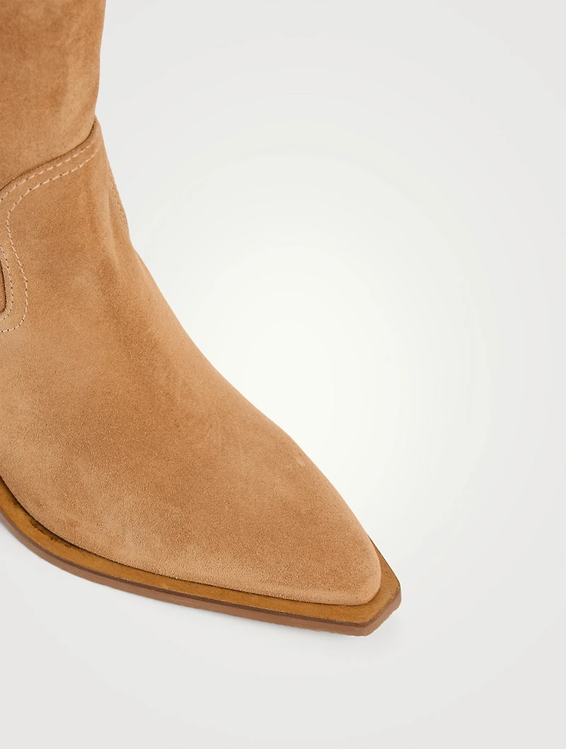 Tate Suede Western Boots