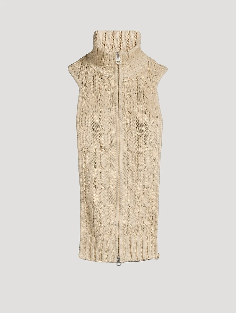 Radia Silk And Linen Knit Dickey