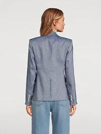 Radia Silk And Linen Knit Dickey