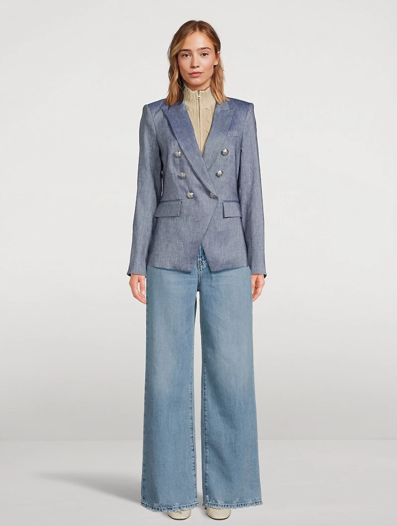 Radia Silk And Linen Knit Dickey