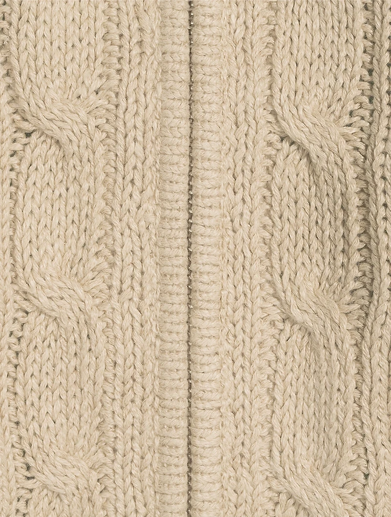Radia Silk And Linen Knit Dickey