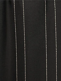 Silk Pajama Pants Monogram Print