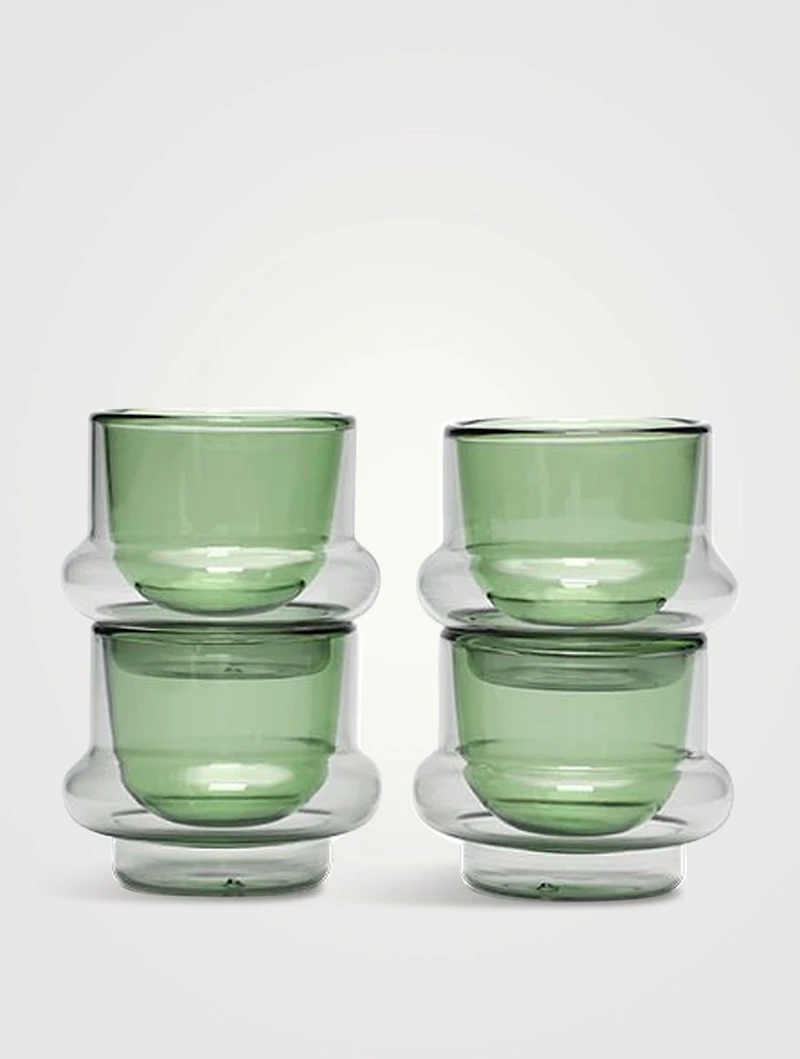 Set Of Four Bump Espresso Cups