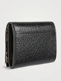 Cross-Bar Leather Card Case