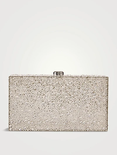 Ela Embellished Acrylic Clutch