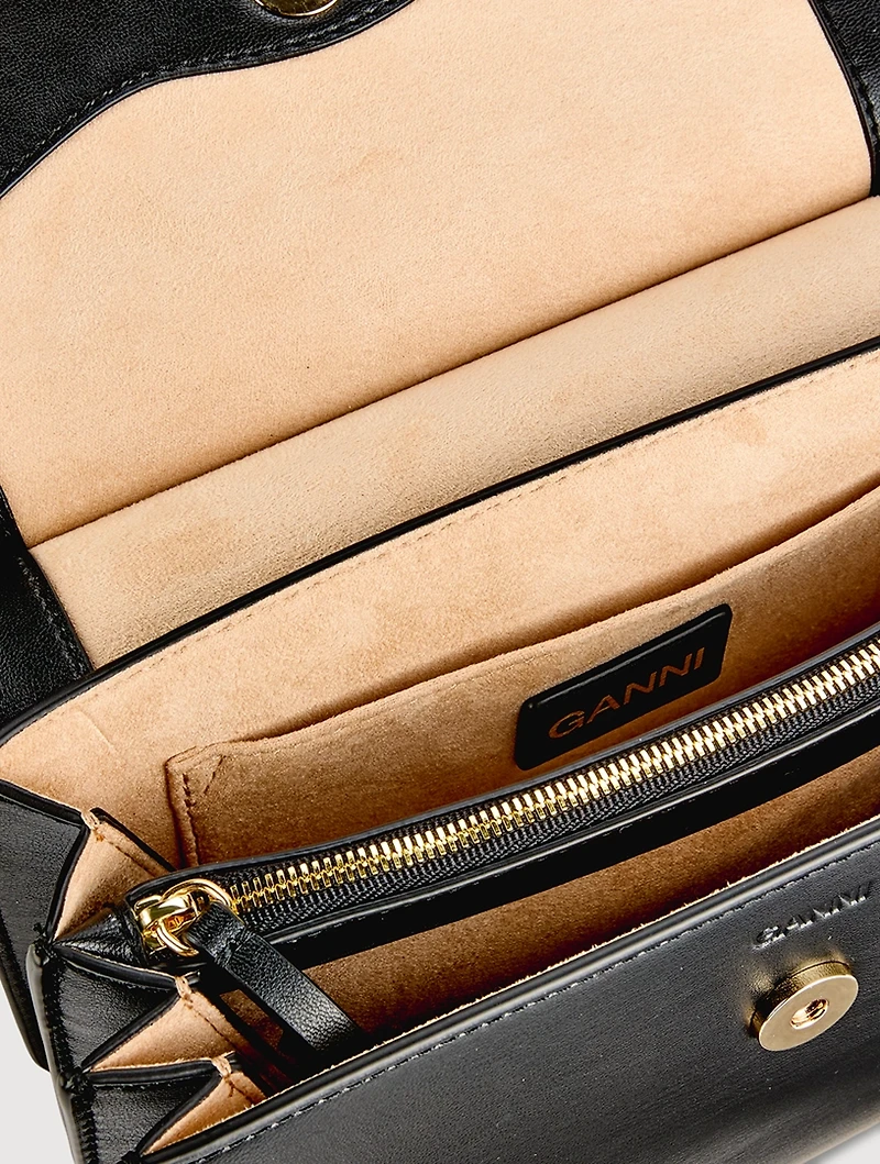 Small Apo-G Patent Crossbody Bag