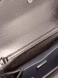 Serpent Fizzoni Snakeskin-Embossed Clutch