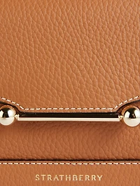 Nano Mosaic Leather Top Handle Bag