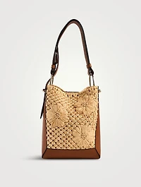 Midi Lana Raffia Bucket Bag