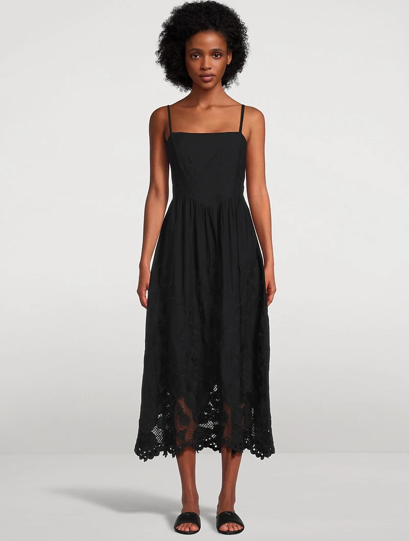 Flora Organic Cotton Midi Dress