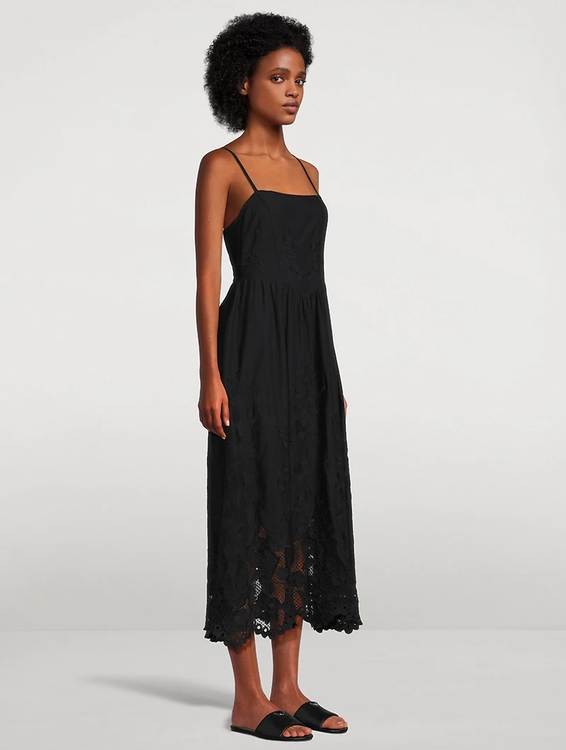 Flora Organic Cotton Midi Dress