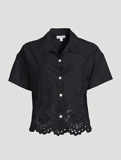 Flora Cropped Shirt
