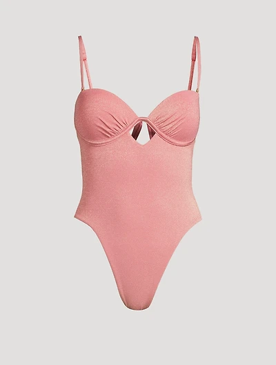 Mabel Underwire Bandeau One-Piece Swimsuit