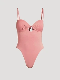 Mabel Underwire Bandeau One-Piece Swimsuit