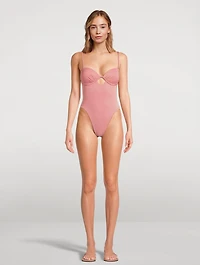 Mabel Underwire Bandeau One-Piece Swimsuit