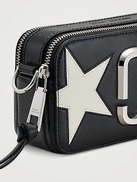 The Snapshot Star-Patchwork Leather Camera Bag