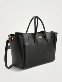 Small Bel Air Leather Tote Bag