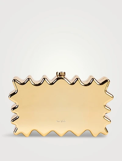 Paloma Metallic Clutch