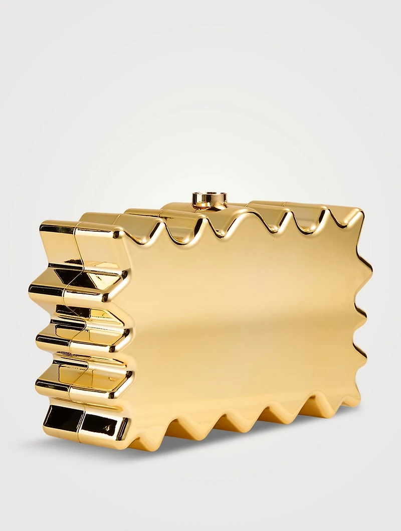 Paloma Metallic Clutch