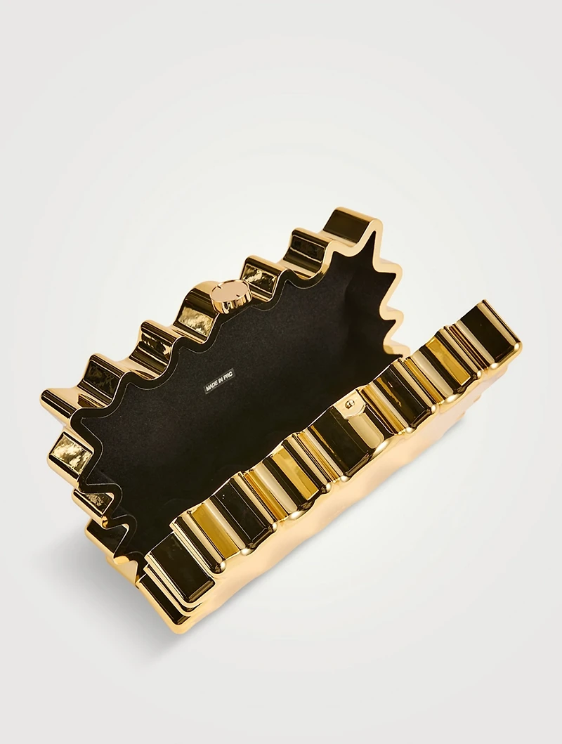 Paloma Metallic Clutch
