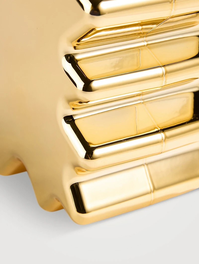 Paloma Metallic Clutch