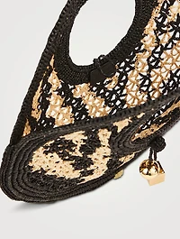 Le Petit Rond Spiaggia Raffia Basket Bag