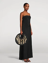 Le Petit Rond Spiaggia Raffia Basket Bag
