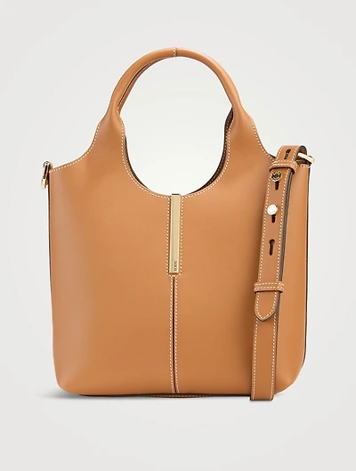 Mini Leather Shopping Bag