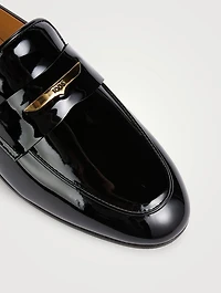 Patent Leather Penny Loafers