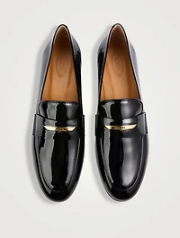 Patent Leather Penny Loafers