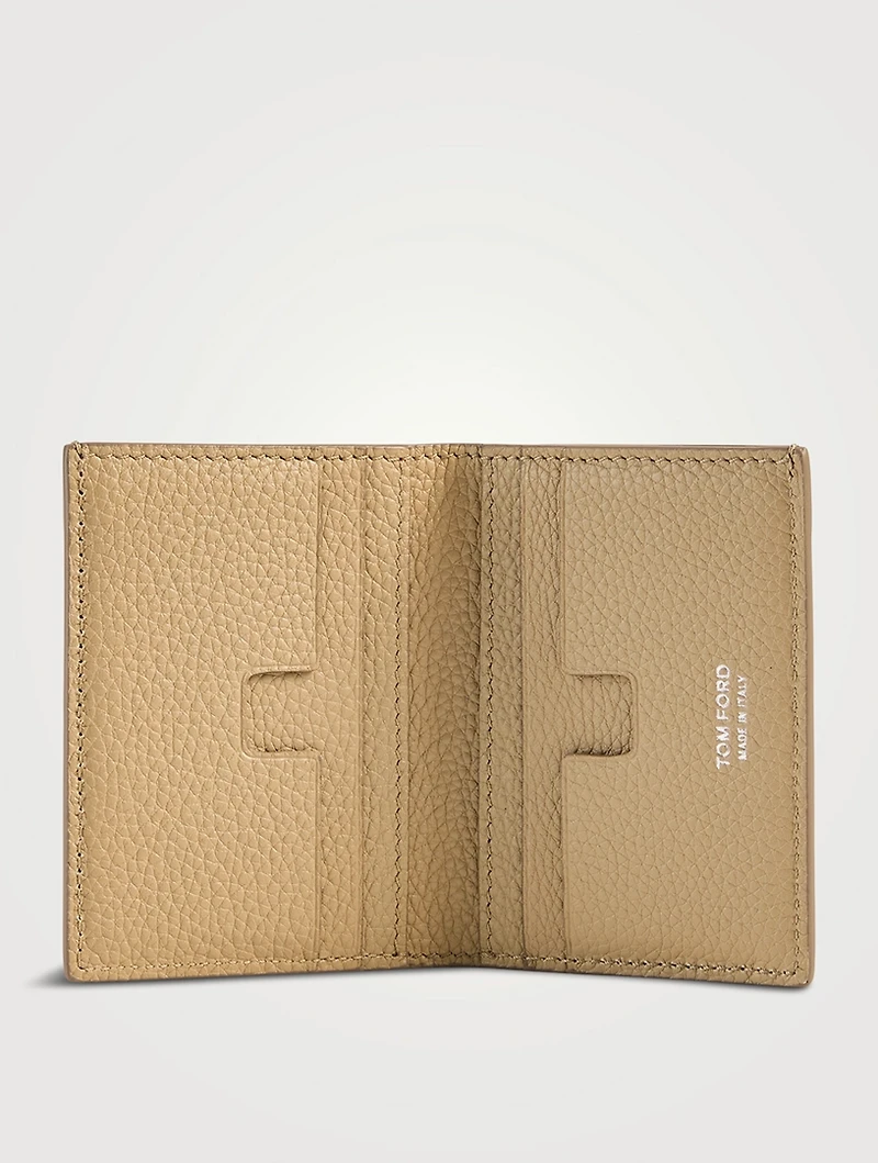 Leather Folding Card Holder