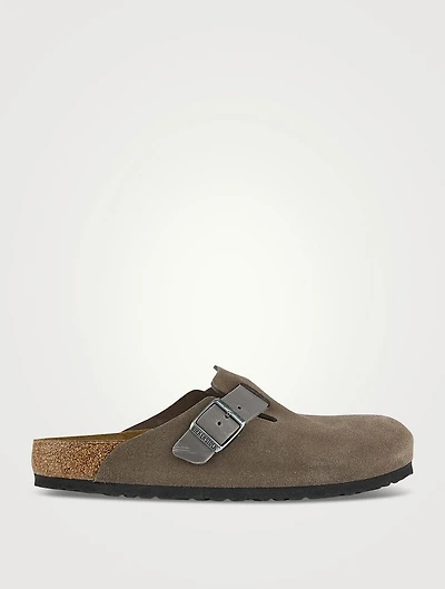 Boston Mixed Leather Clogs