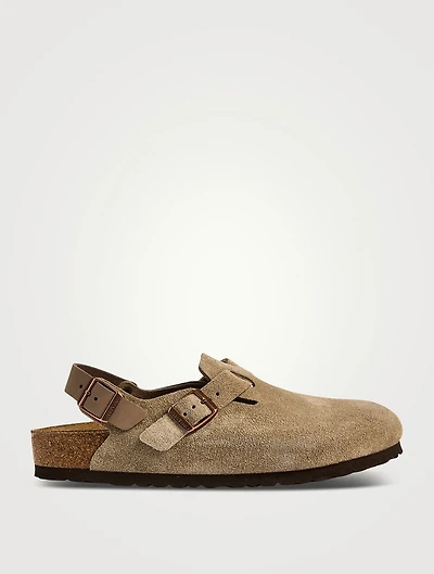 Tokio Suede Clogs