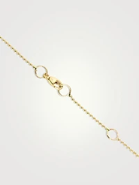 14K Gold Mini Ball Chain Necklace