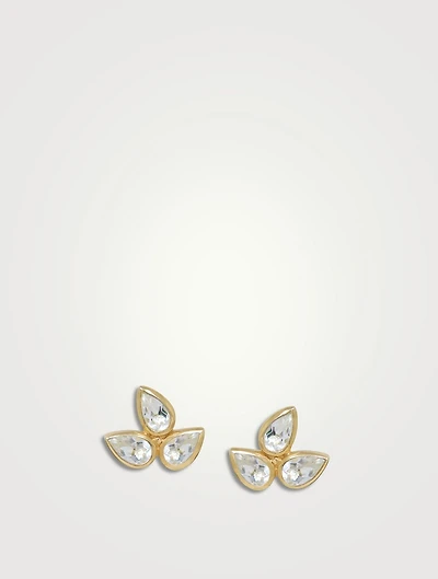 Bouquet 14K Gold Fleur De Lis Stud Earrings
