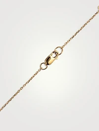 Dew Drop Bonheur 14K Gold Opal Birthstone Necklace