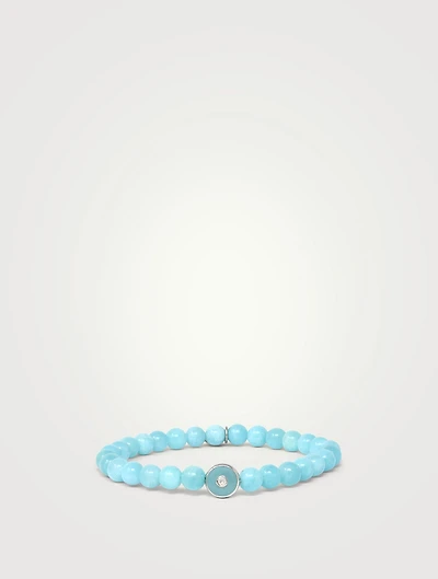 Jac+Jo Soul Silver Amazonite Enamel Bracelet