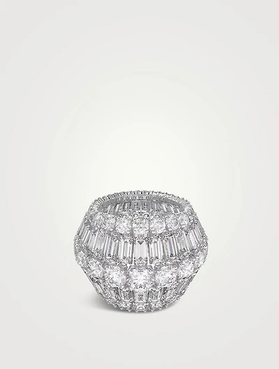 Hyperbola Crystal Multi Band Ring
