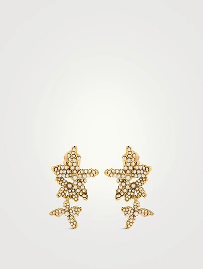 Faux Pearl Clip-On Earrings