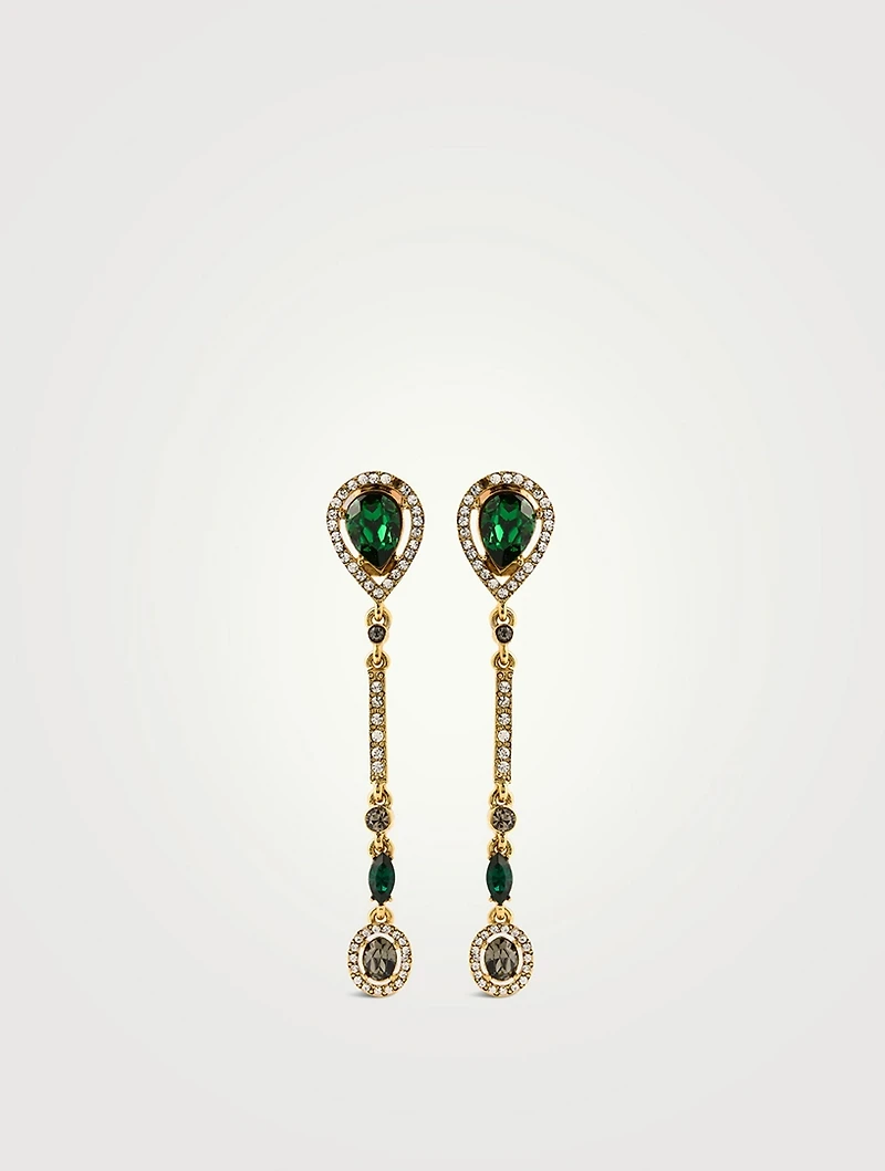 Long Drop Scramble Earrings