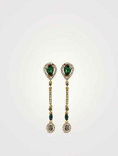 Long Drop Scramble Earrings