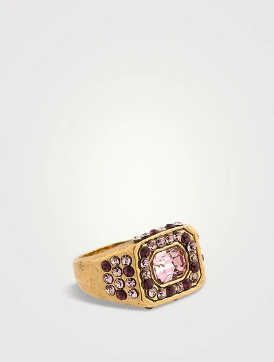 Emerald-Cut Stone Ring