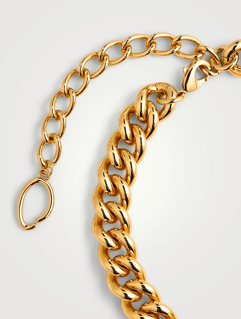 Orchid Cuban Link Necklace