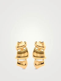 Abstract Drop Clip-On Earrings