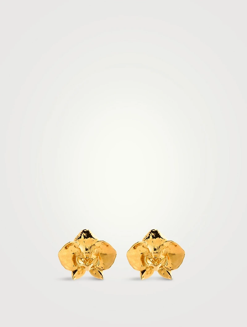 Orchid Clip-On Earrings