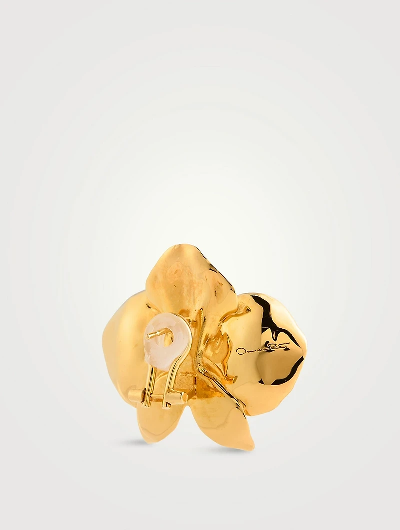 Orchid Clip-On Earrings